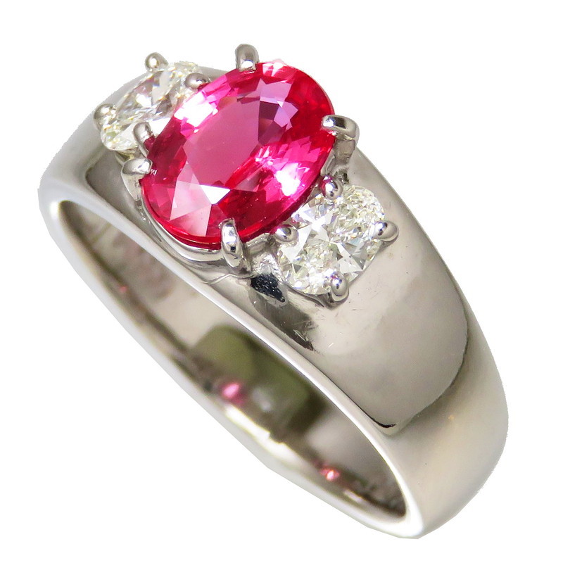 芸能人愛用 ピンクサファイア 東アフリカ産 東アフリカ産 13号 1.234ct レディース 8.2g Pt900プラチナ リング・指輪 計0.32ct ダイヤモンド プラチナ 芸能人愛用 ピンクサファイア 東アフリカ産 東アフリカ産 13号 1.234ct レディース 8.2g Pt900プラチナ リング・指輪 計0.32ct ダイヤモンド プラチナ