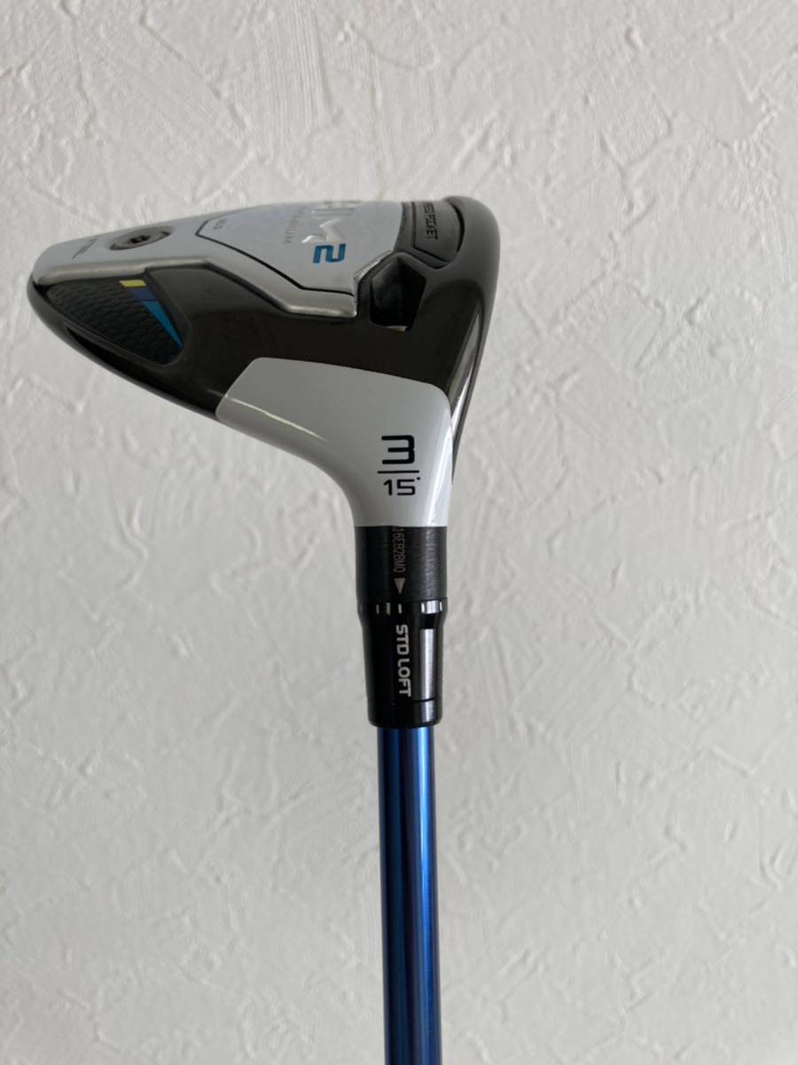 美品 taylormade sim 2 フェアウェイウッド 3w 15° 純正カスタム