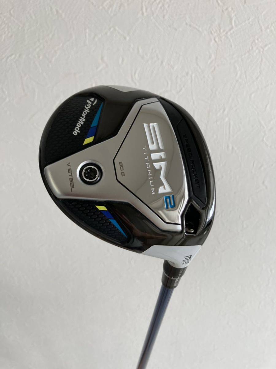 美品 taylormade sim 2 フェアウェイウッド 3w 15° 純正カスタム