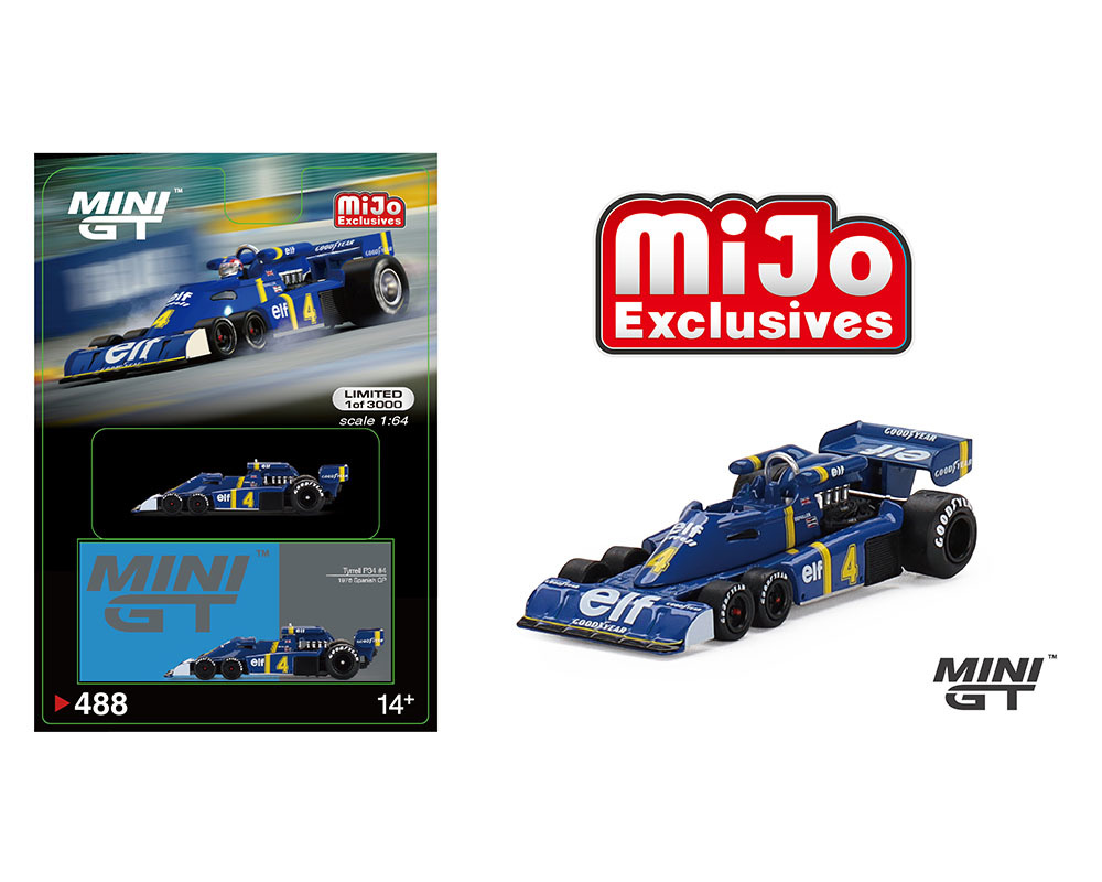 MINI GT 1/64 F1 ティレル P34 スペインGP 1976#4 パトリック
