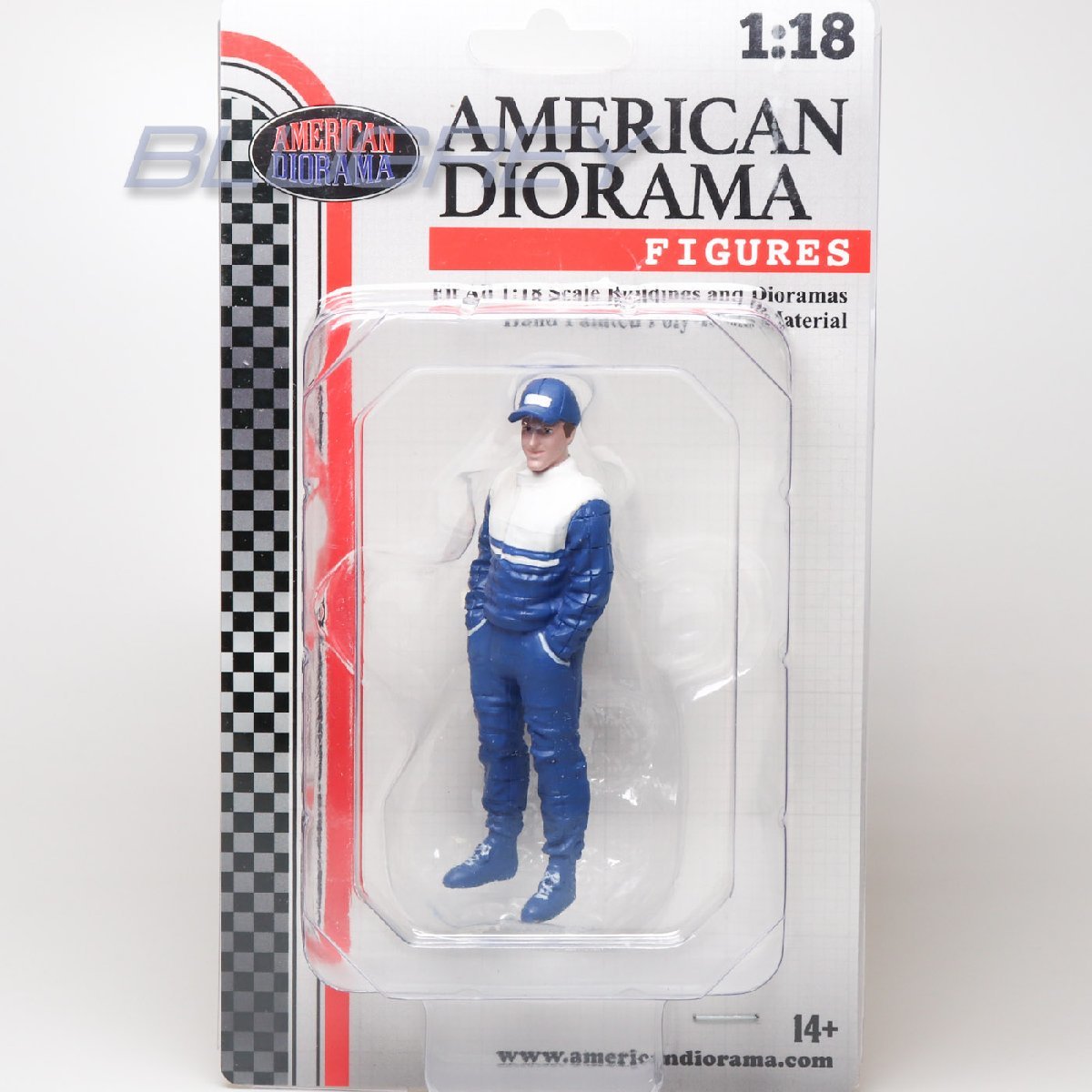 アメリカン ジオラマ 1/18 フィギア レーシング レジェンド 90s-A American Diorama Figure Racing Legend_画像1