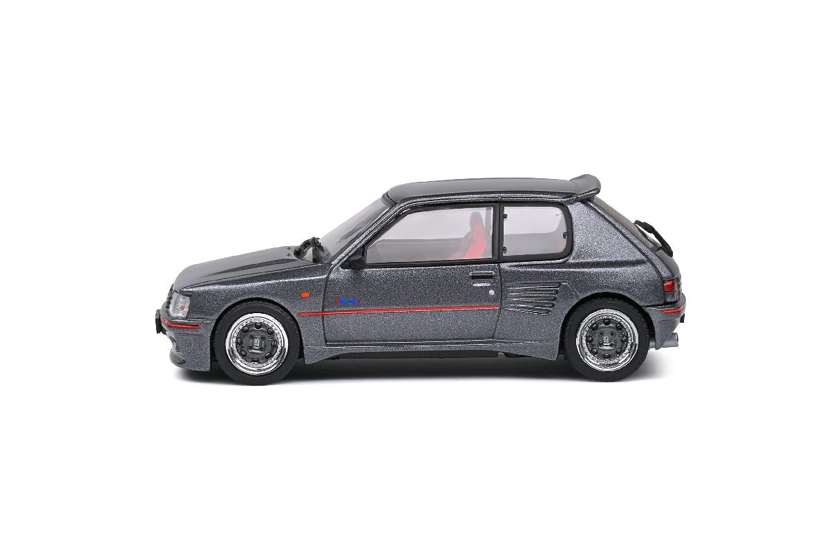  Solido 1/43 Peugeot 205 DIMMA 1989 gray SOLIDO PEUGEOT 205 DIMMA BODYKIT S4310804 minicar 