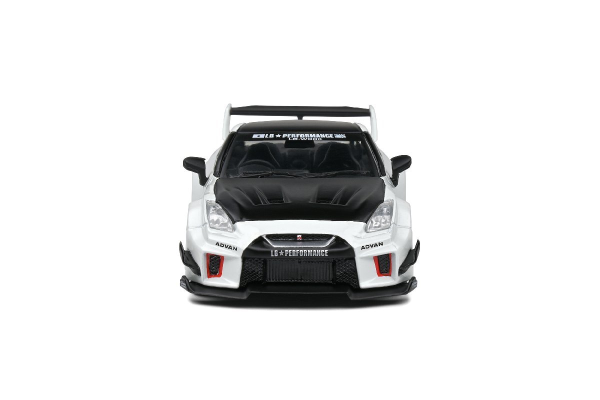  Solido 1/43 Liberty walk LB Silhouette Nissan GT-R R35 2020 white SOLIDO LBWK SILHOUETTE minicar 