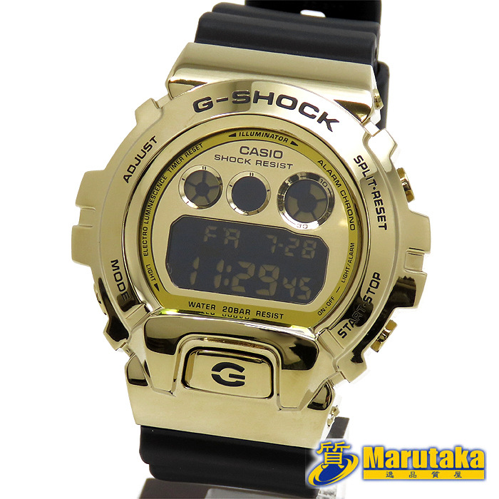 送料無料 カシオ Gショック GM-6900G-9JF 3230 メタル ショックレジスト クォーツ メンズ ウォッチ 腕時計 逸品質屋 丸高 20k404-3