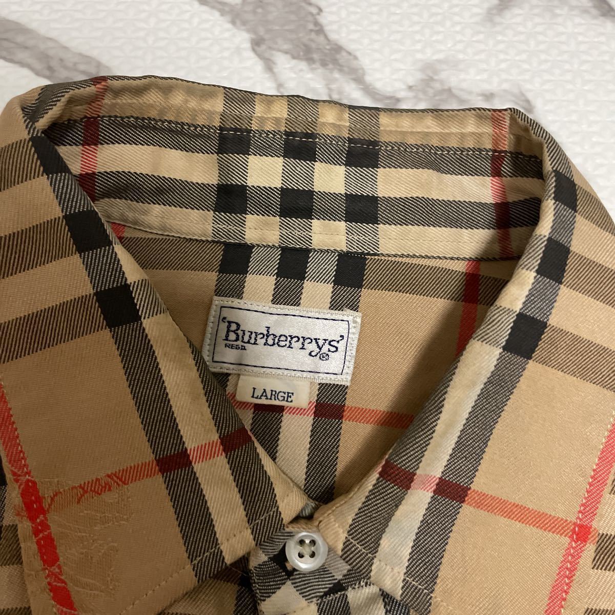 ☆BURBERRY バーバリー チェックシャツ チェック柄 長袖シャツ ノバ