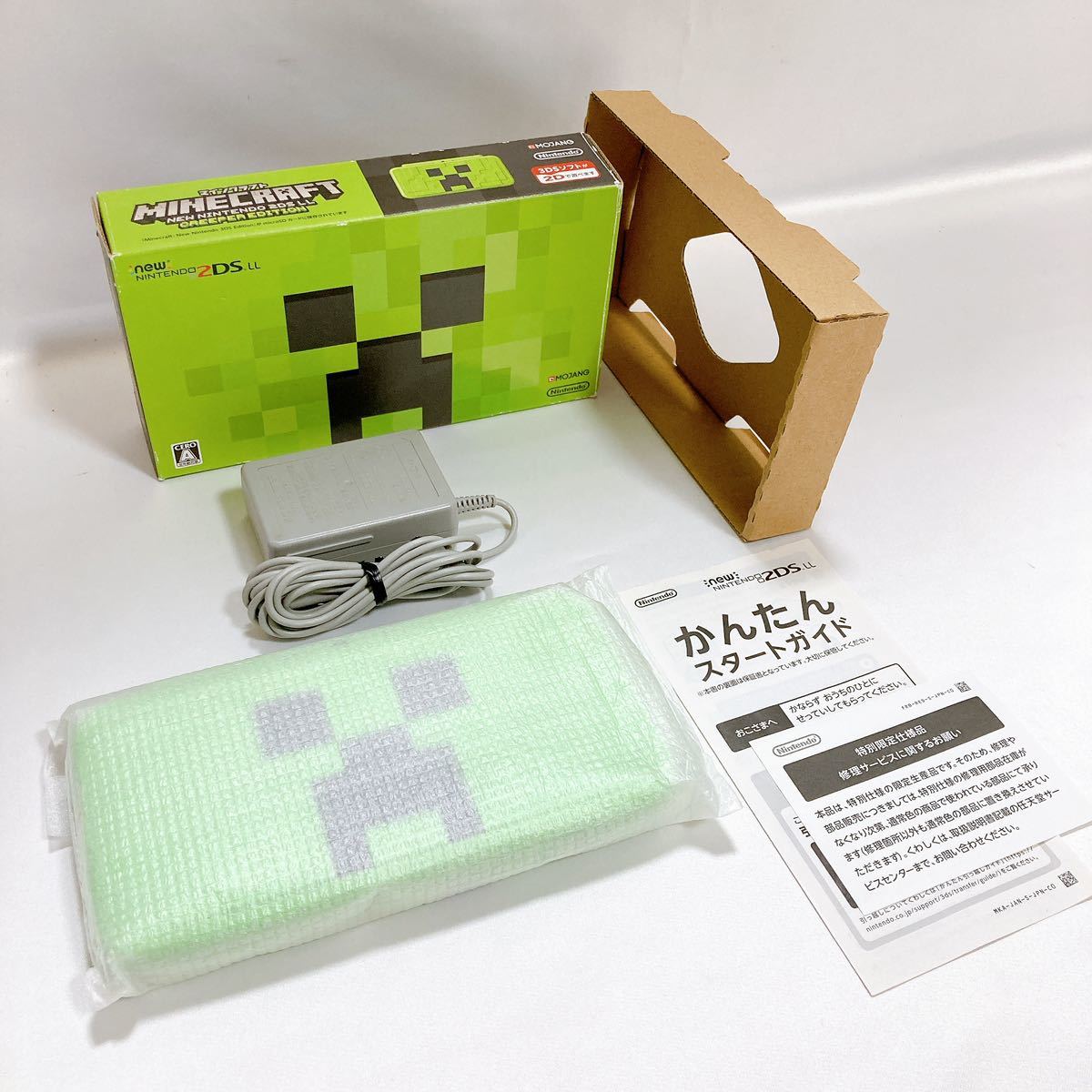 1円〜 MINECRAFT New ニンテンドー 2DS LL CREEPER EDITION 動作良好