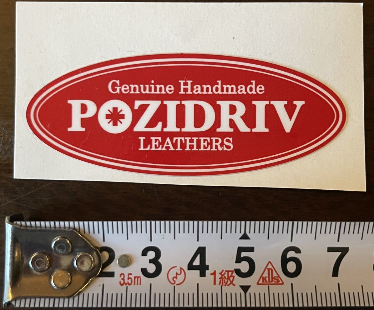 POZIDRIV leathers ステッカー 有名　新品_画像1