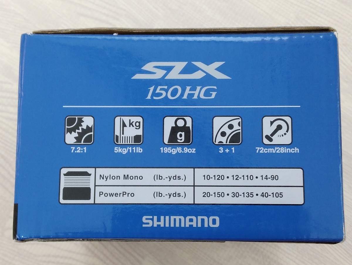 シマノ SLX 150 HG US仕様 美品 ベアリング追加済み 8+1 右ハンドル ベイトリール shimano_画像8