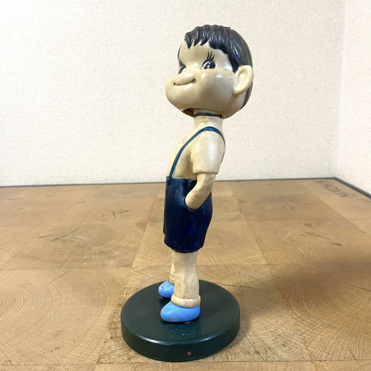 不二家 ペコちゃん 首ふり人形 昭和 レトロ ソフビ 当時物 FUJIYA Yahoo!オークション - 超希少 激レア 昭和レトロ/当時もの
