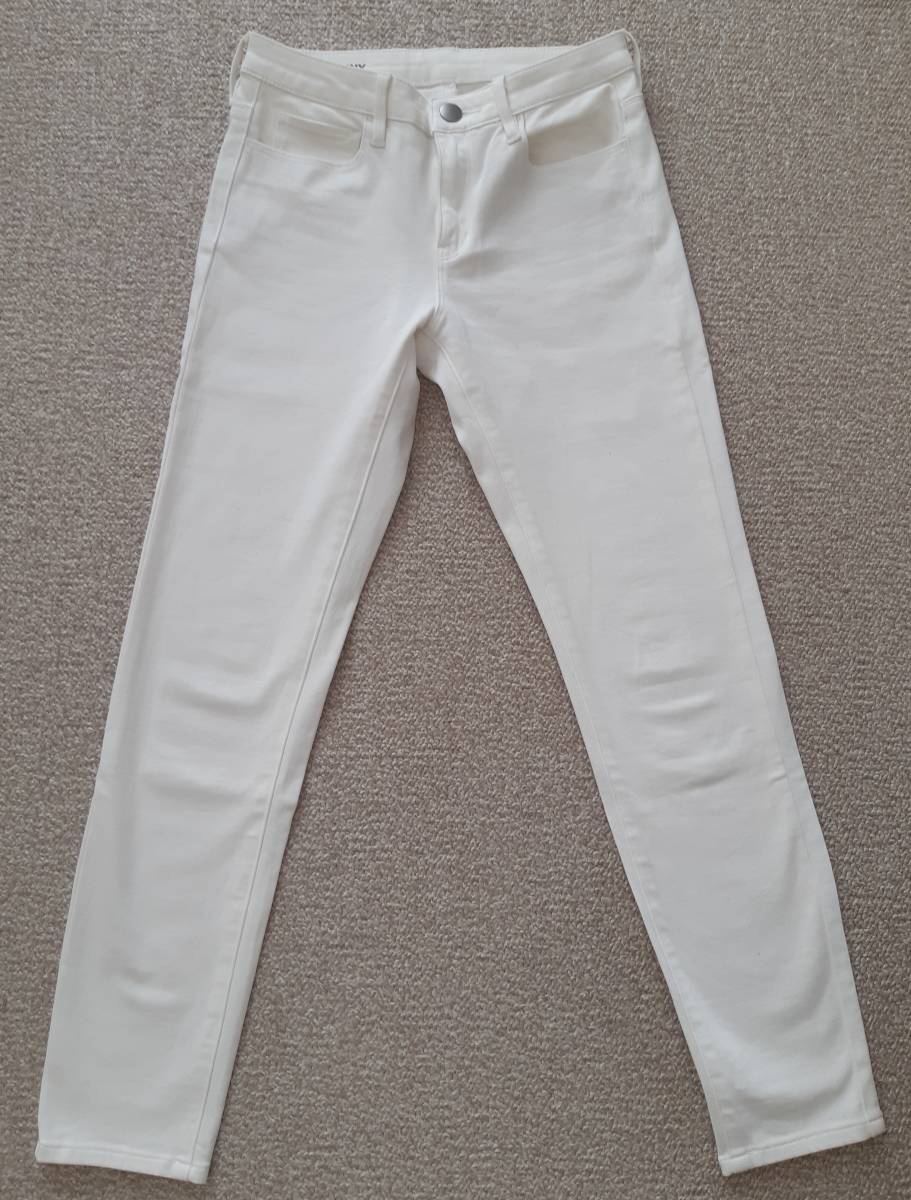  прекрасный товар *GAP Gap * женский обтягивающие джинсы брюки * белый белый *24 дюймовый *XS