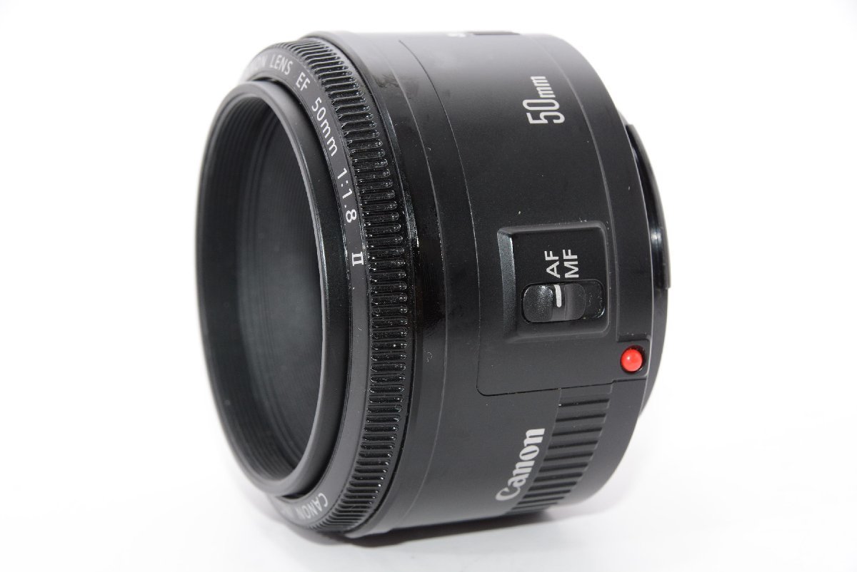 驚きの値段】 【外観特上級】Canon 単焦点レンズ EF50mm F1.8 II フル