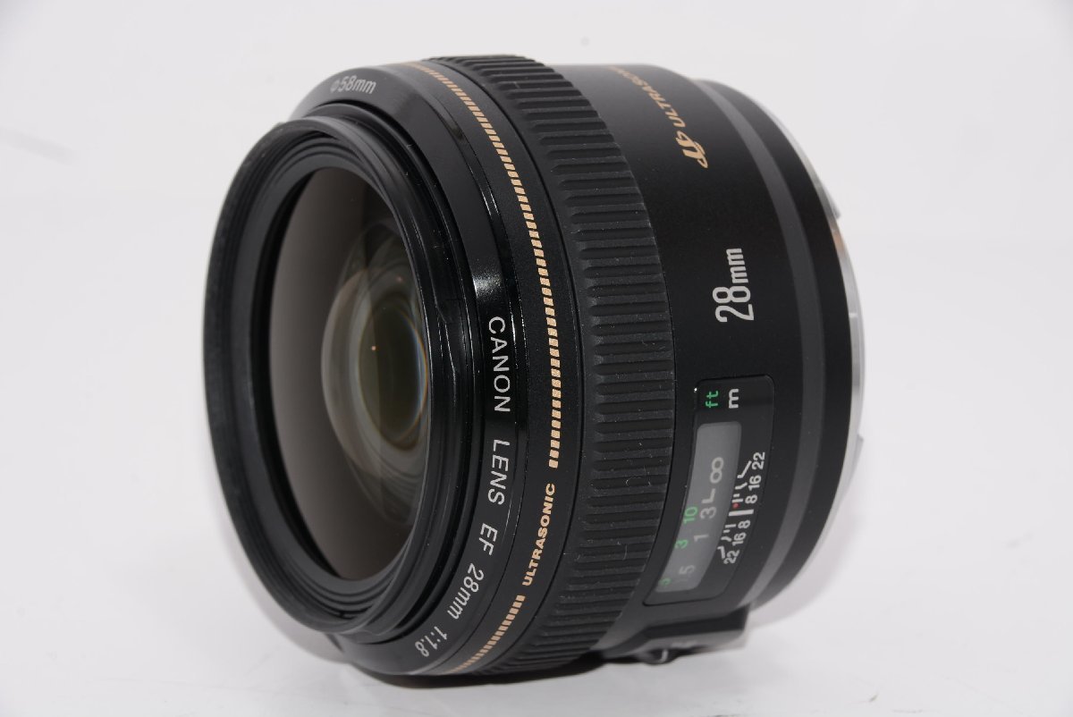 低価格 単焦点レンズ 【外観特上級】Canon EF28mm フルサイズ対応 USM