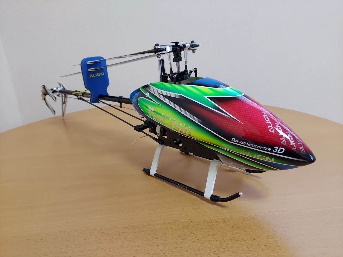 ラジコンヘリ ALIGN T-REX450Lドミネーター6S 中古美品 純正パーツ使用