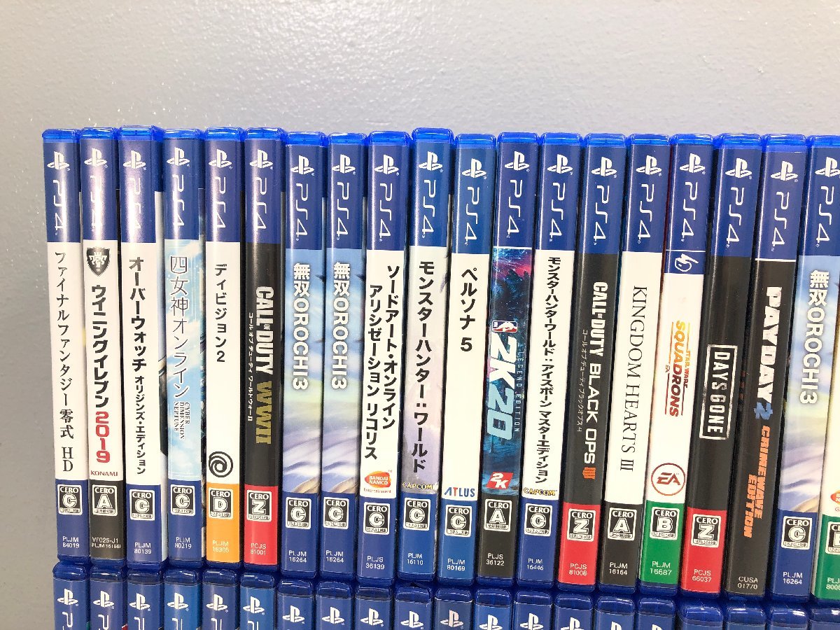 〇 ジャンク PS4ソフト 70本 おまとめ かぶりあり モンハン/ガンダム