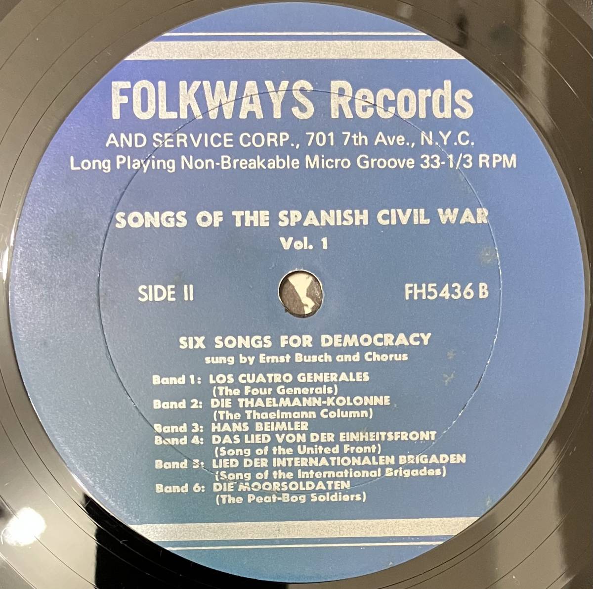 [ LP / レコード ] Pete Seeger And Group & Ernst Busch And Chorus / Songs Of The Spanish Civil War, Vol. 1: Songs Of The Lincoln _画像4