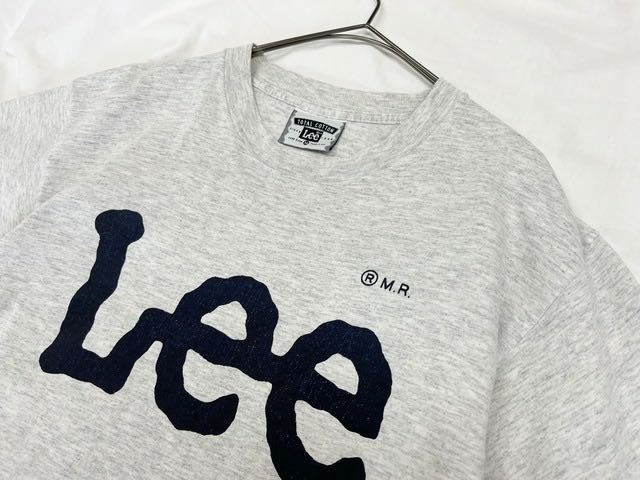 1990's made in usa Lee logo print T-shirt USA製 ビンテージ Tシャツ _画像1