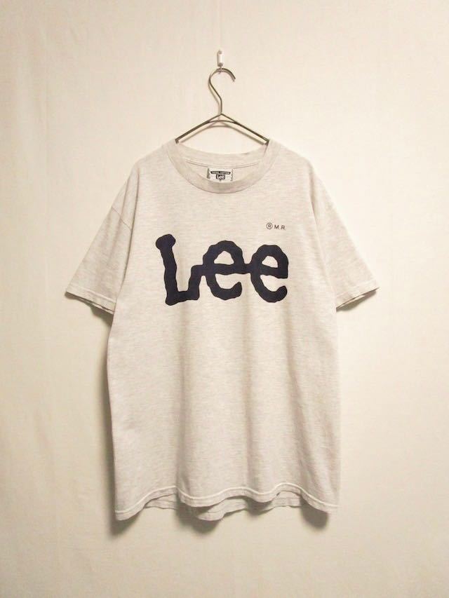 1990's made in usa Lee logo print T-shirt USA製 ビンテージ Tシャツ _画像2
