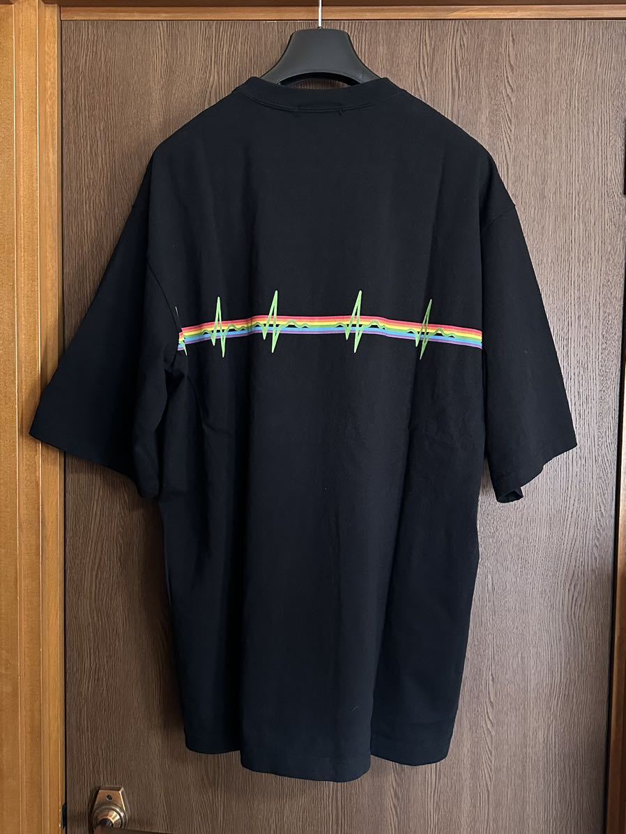 23SS新品 UNDERCOVER PINK FLOYD THE DARK SIDE OF THE BRIGHT SIDE Tシャツsize 4 XL アンダーカバー メンズ 半袖 カットソー ブラック