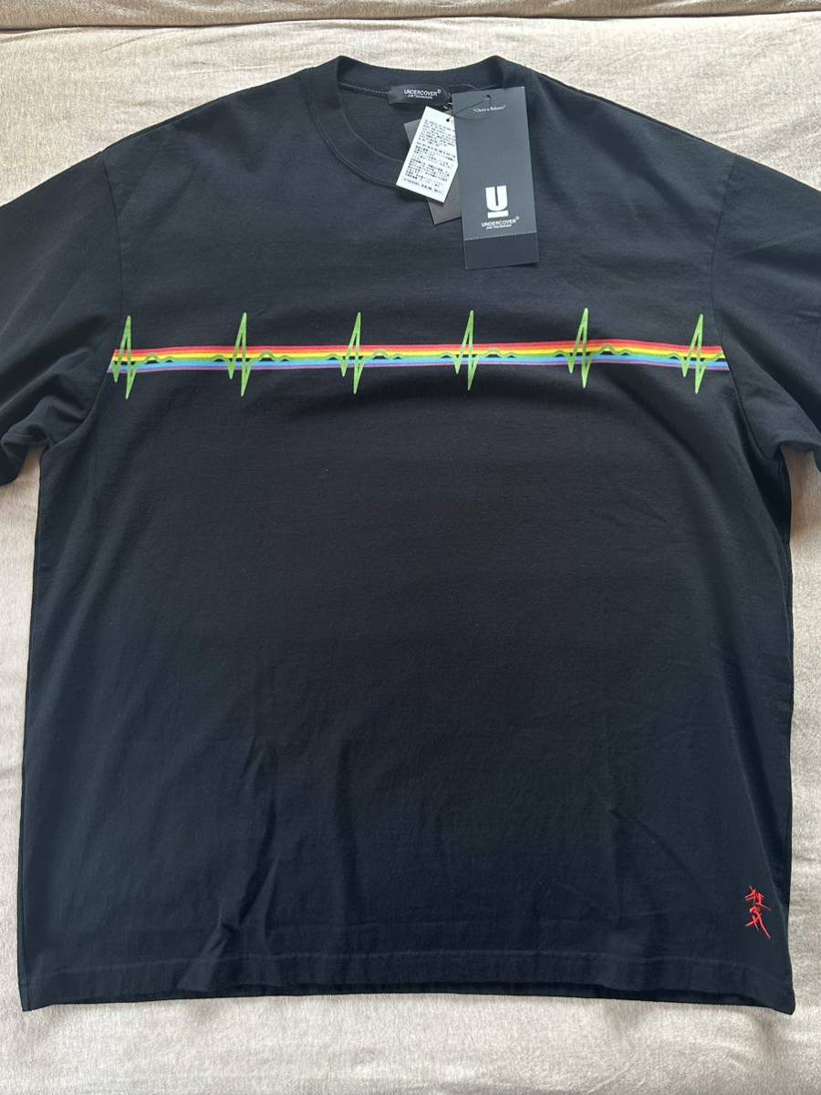 黒5新品 UNDERCOVER PINK FLOYD THE DARK SIDE OF THE BRIGHT SIDE Tシャツ 半袖 23SS size 5 XXL アンダーカバー メンズ ブラック