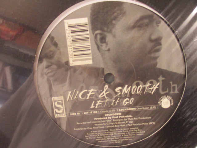 Nice & Smooth ： Let It Go 12'' // Piano In The Dark ネタ / Nice&Smooth / 5点で送料無料_画像2