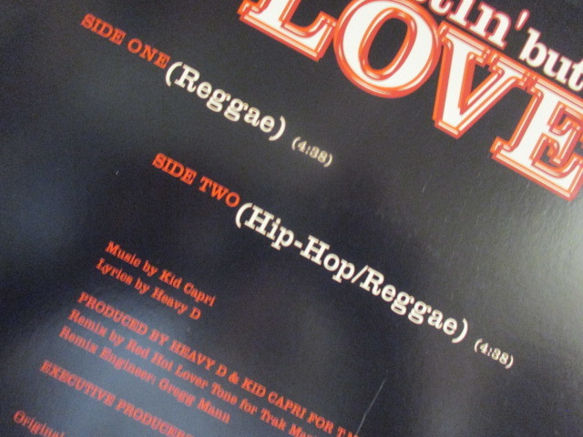 Heavy D & The Boyz ： Nuttin' But Love 12'' (( HeavyD / 落札5点で送料当方負担_画像3