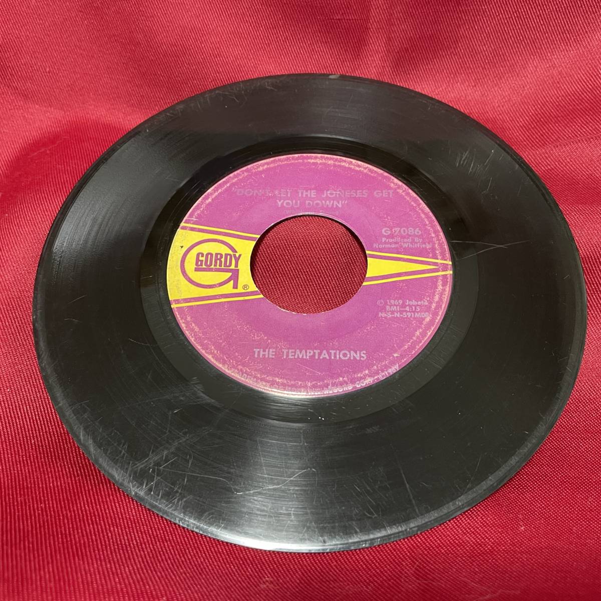 ◆USorg7”s!◆THE TEMPTATIONS◆DON'T LET THE JONESES GET YOU DOWN◆_画像5