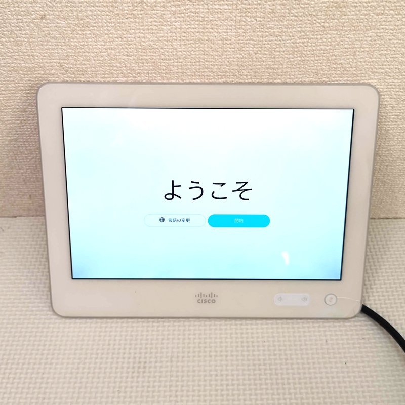  electrification * start-up verification settled the first period . settled PoE connection * CISCO TelePresence Touch 10 TTC5-09 stand . body. section damage #2215-K