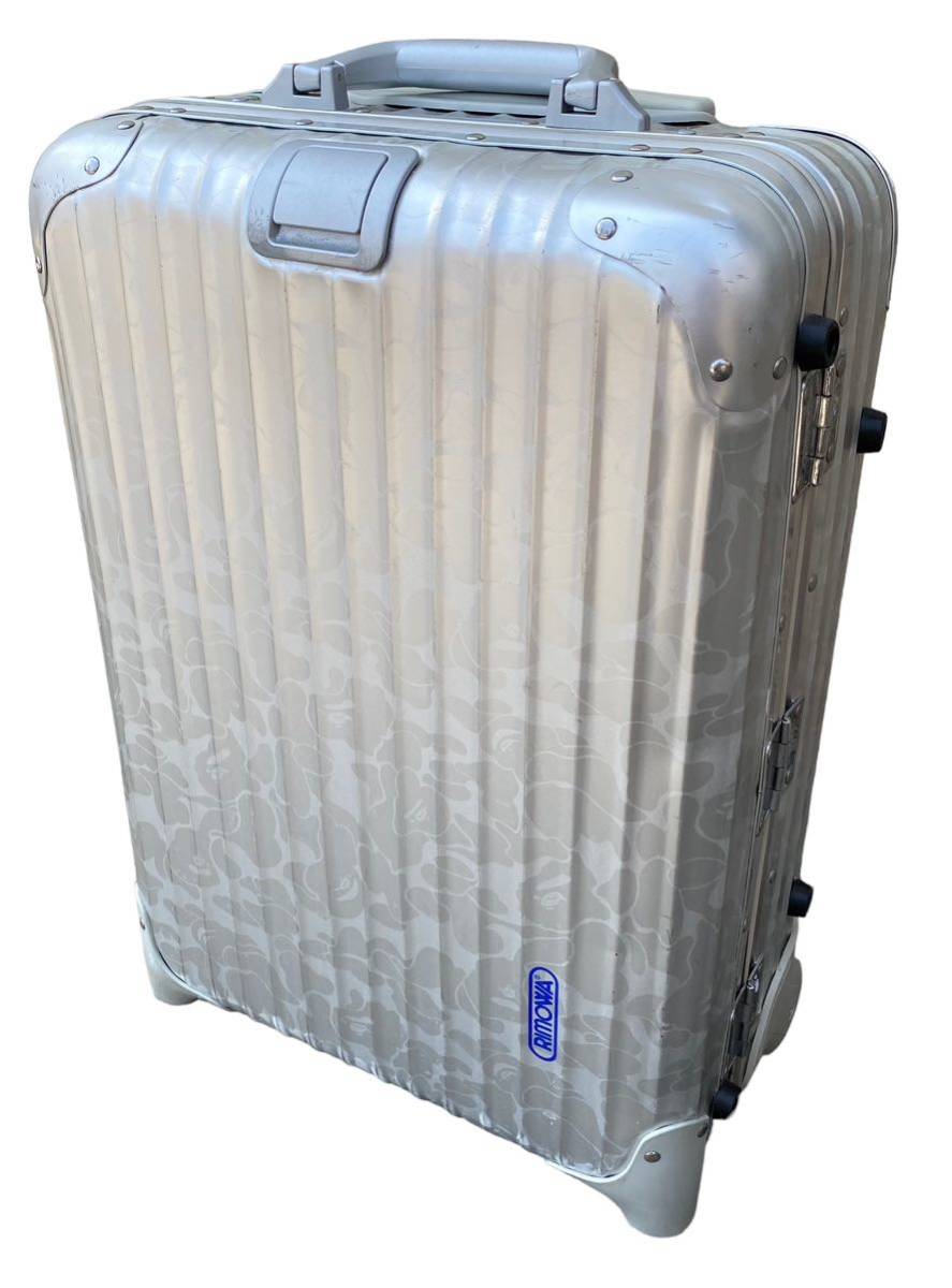 BAPE A BATHING APE RIMOWA suitcases Ape Rimowa Carry кейс чемодан машина внутри принесенный размер 