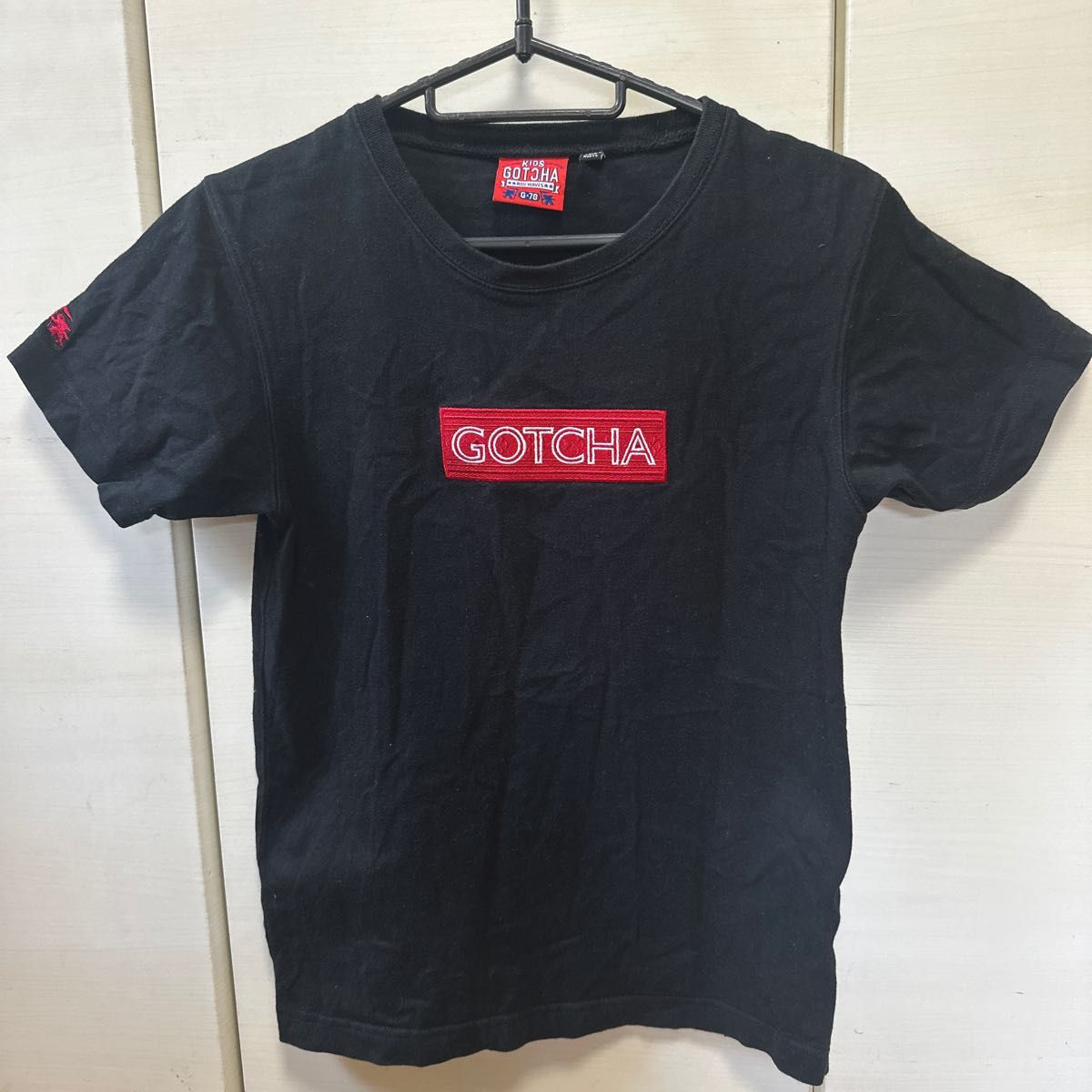 GOTCHA ガッチャ 半袖 Tシャツ キッズ ジュニア 150 黒 ブラック サーフ