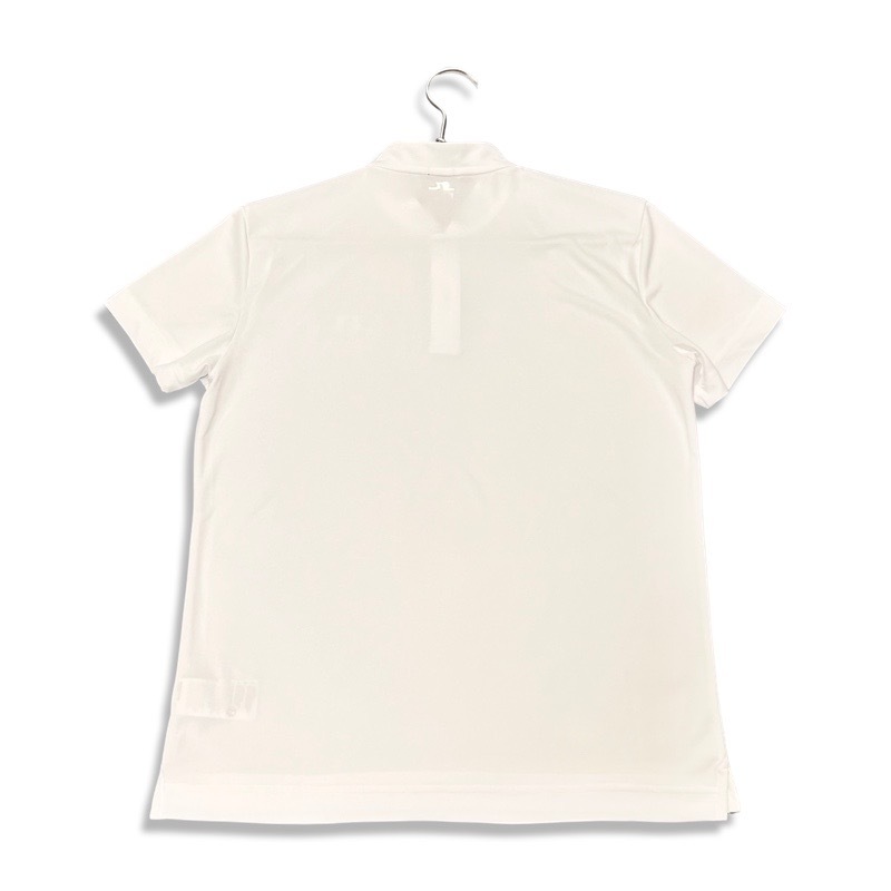 J.LINDEBERG ジェイリンドバーグ BODE REGULAR GOLF FIT POLO ノーカラー ドライ 半袖 ポロシャツ ホワイト size M_画像2