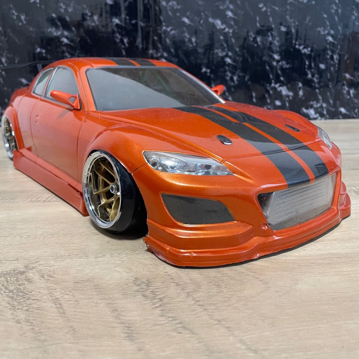 マツダ rx-8 1/10ラジコン ボディ rc ドリフト YD-2 塗装済み マツダ rx-8 1/10ラジコン ボディ rc ドリフト YD-2 塗装済み