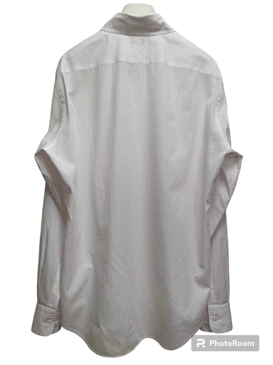 Paul Smith L/S Shirt ホワイト・ピンクストライプ ITALY