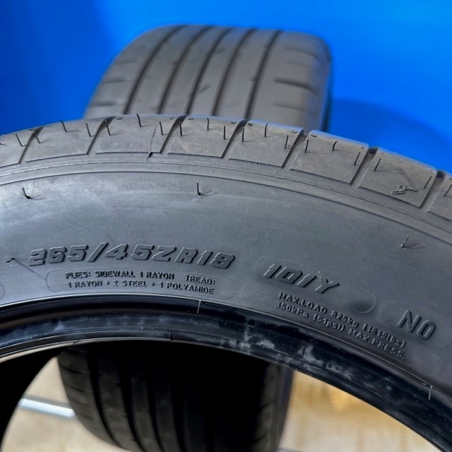 【1円スタート】　265/45R18　グッドイヤー　EAGLE　F1　265/45/18　2本　サマ－タイヤ　【来店交換も大歓迎】_画像4