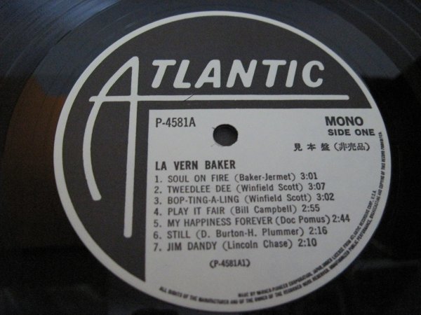 LP” 日本盤 LaVern Baker // ラヴァーン・ベイカー - 帯付Obi (records)_画像3