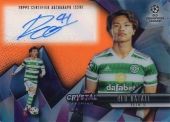 TOPPS CRYSTAL PREMIUM UEFA CHAMPIONS LEAGUE 旗手怜央 直筆サイン