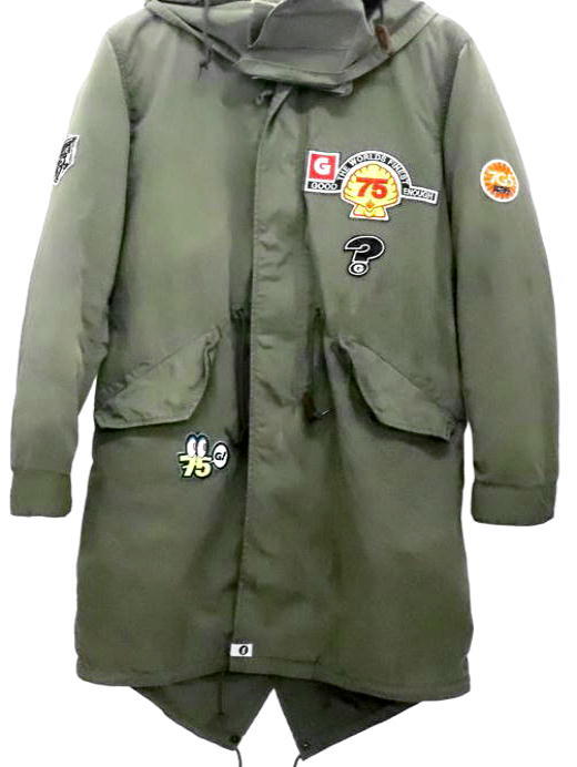 GOODENOUGH reissue Mod's Coat Germany M size badge attaching 