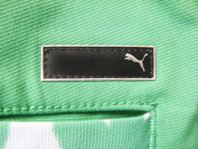 PUMA GOLF プーマゴルフ ハーフパンツ W88cm アロハシャツ柄 ストレッチ グリーン ボタニカルの画像5