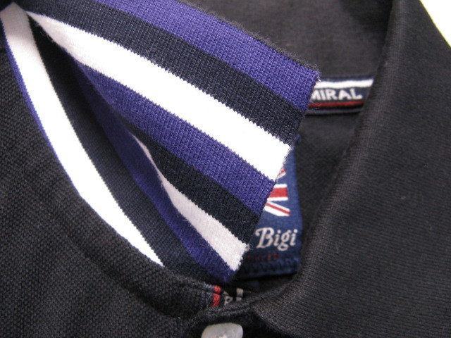 Admiral GOLF × MEN'S BIGI 別注 コラボ 半袖 ポロシャツ サイズ03 アドミラル×メンズビギ の画像9