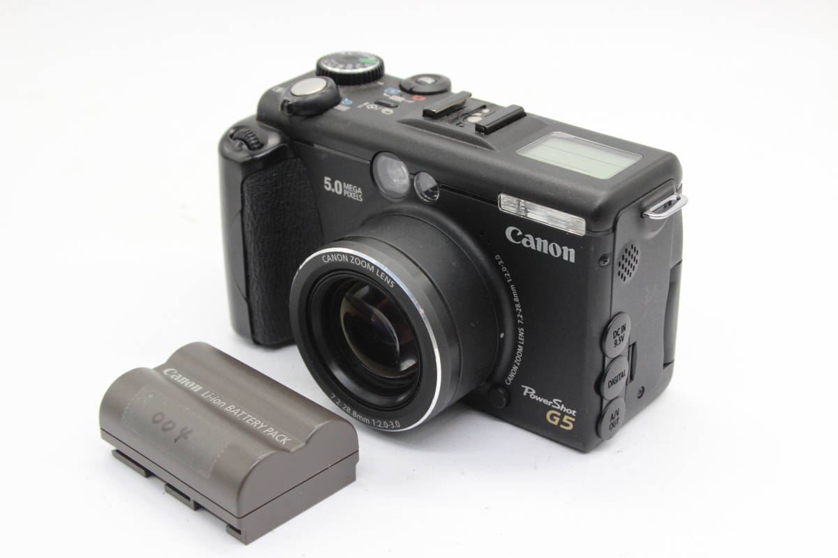 数量は多】 7.2-28.8mm G5 PowerShot Canon キャノン 【返品保証】 F2