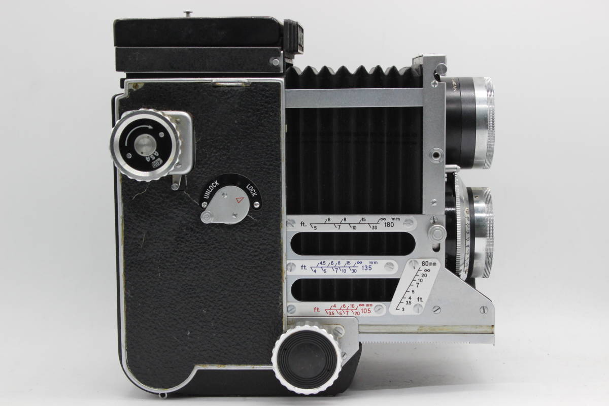 【返品保証】 マミヤ Mamiyaflex Mamiya-Sekor 80mm F2.8 C 二眼カメラ C7933