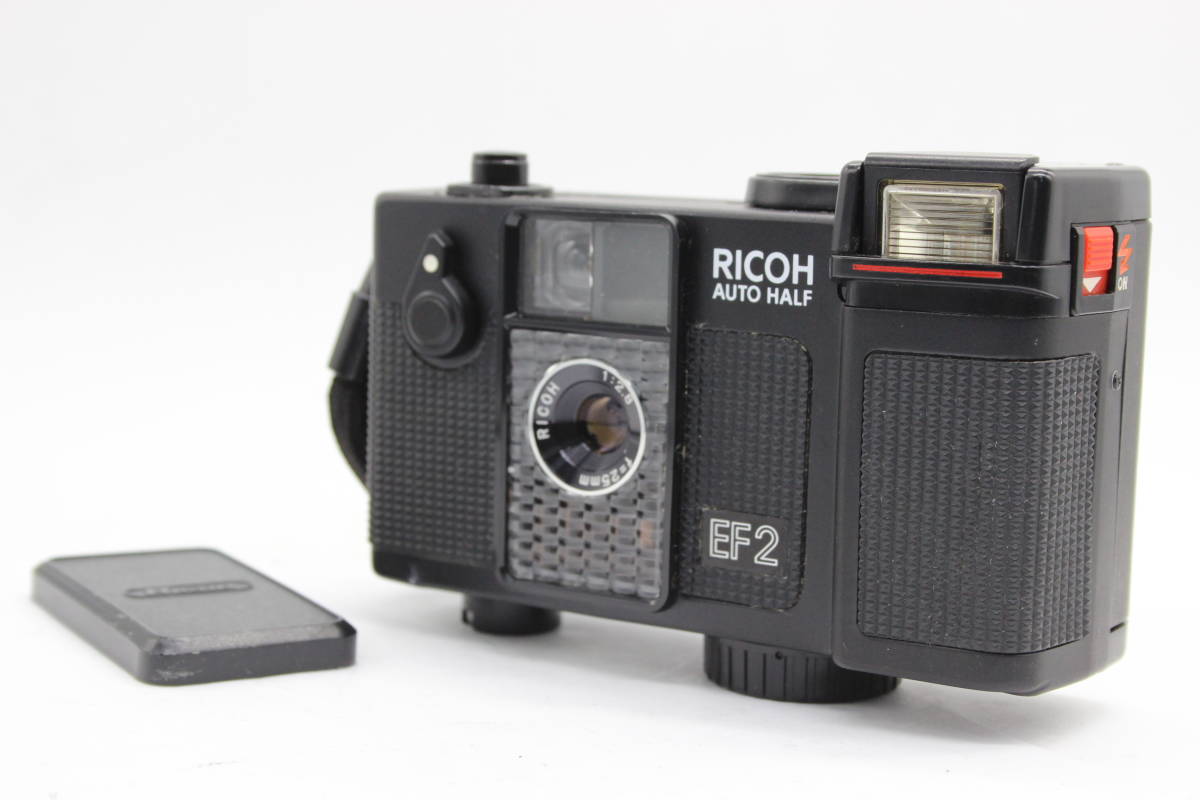 【返品保証】 リコー Ricoh Auto Half EF2 25mm F2.8 コンパクトカメラ C7947_画像1