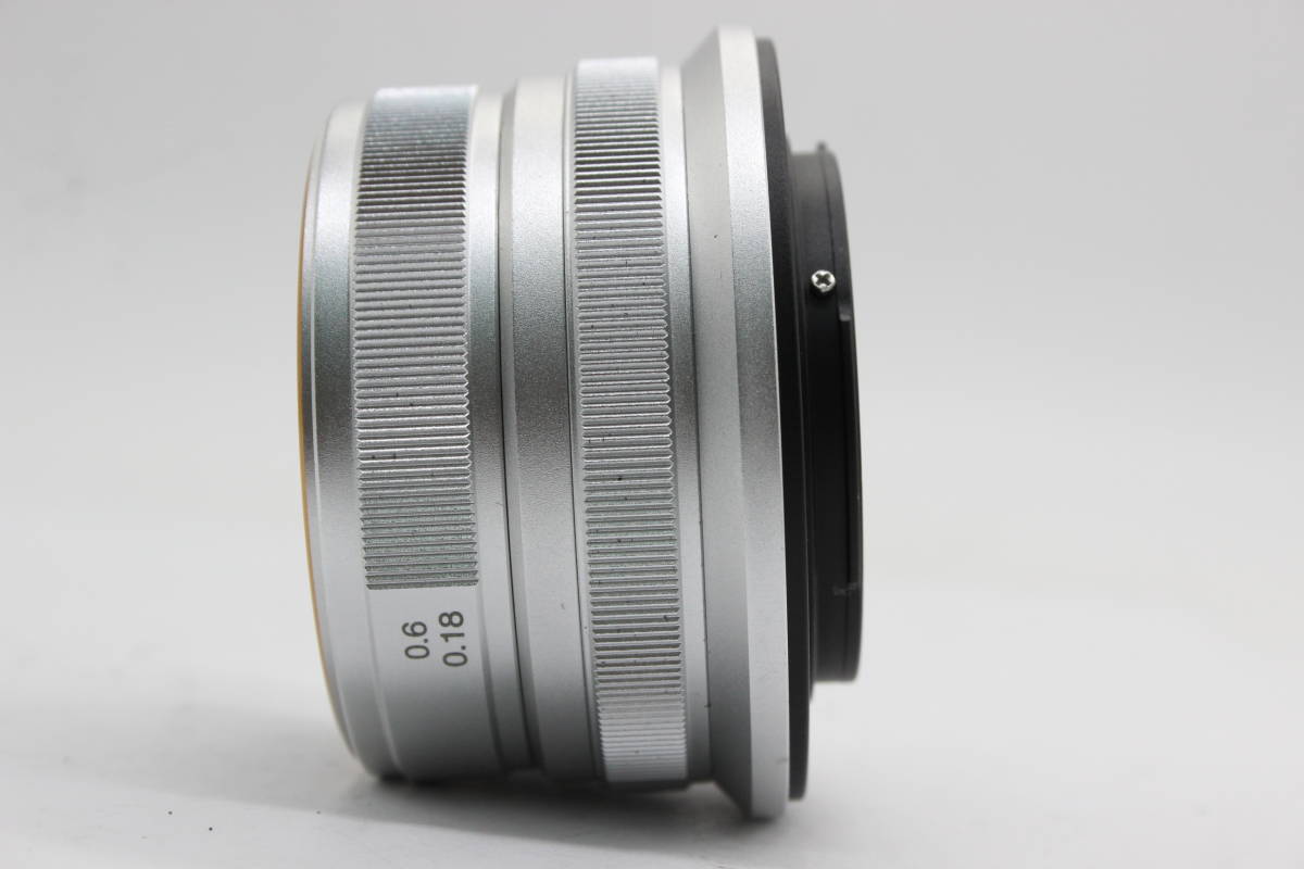 【返品保証】 【元箱付き】七工匠 7artisans HD MC 25mm F1.8 FX-Mount 前後キャップ付き レンズ C7955_画像3