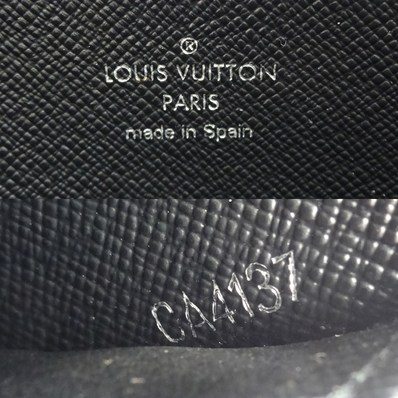 ［飯能本店］LOUIS VUITTON LV ルイ・ヴィトン ニコラス・ジェスキエール ジッピーウォレット N60102 長財布 ダミエアズール DH76045_画像6