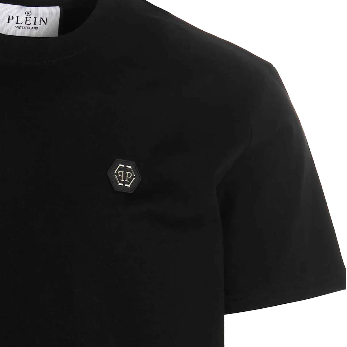 送料無料 1 PHILIPP PLEIN フィリップ プレイン MTK6101 PJY002N ブラック Tシャツ カットソー ロゴ 半袖 size S_画像7