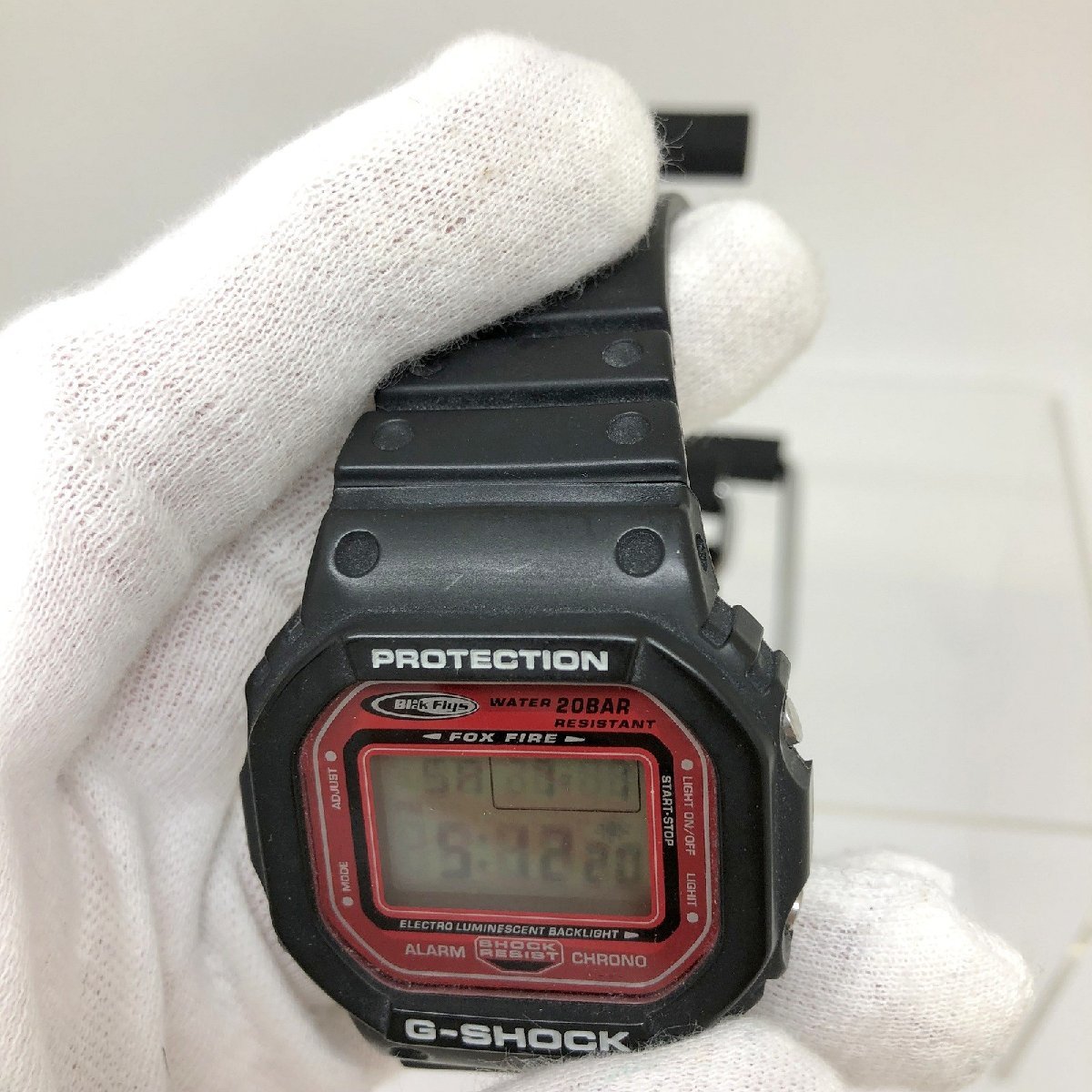 難あり G-SHOCK ジーショック CASIO カシオ 腕時計 DW-5600EF ブラック