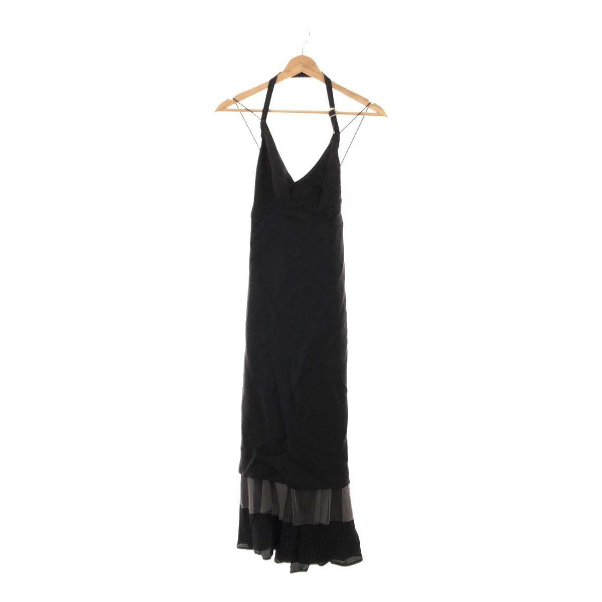 PONTI ポンティ 【lay2782M】 CUPRA COMBI CAMI DRESS 22SS キュプラコンビキャミドレス レディース BLK ブラック MR