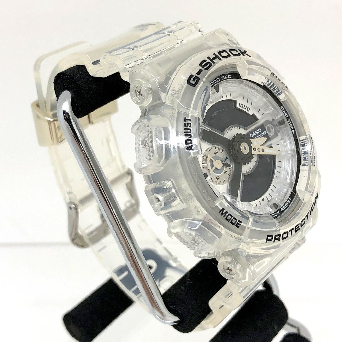 極美品 G-SHOCK ジーショック CASIO カシオ 腕時計 GMA-S114RX-7AJR 40周年記念 アナデジ スケルトン 【ITFY3EPDKPVR】_画像2