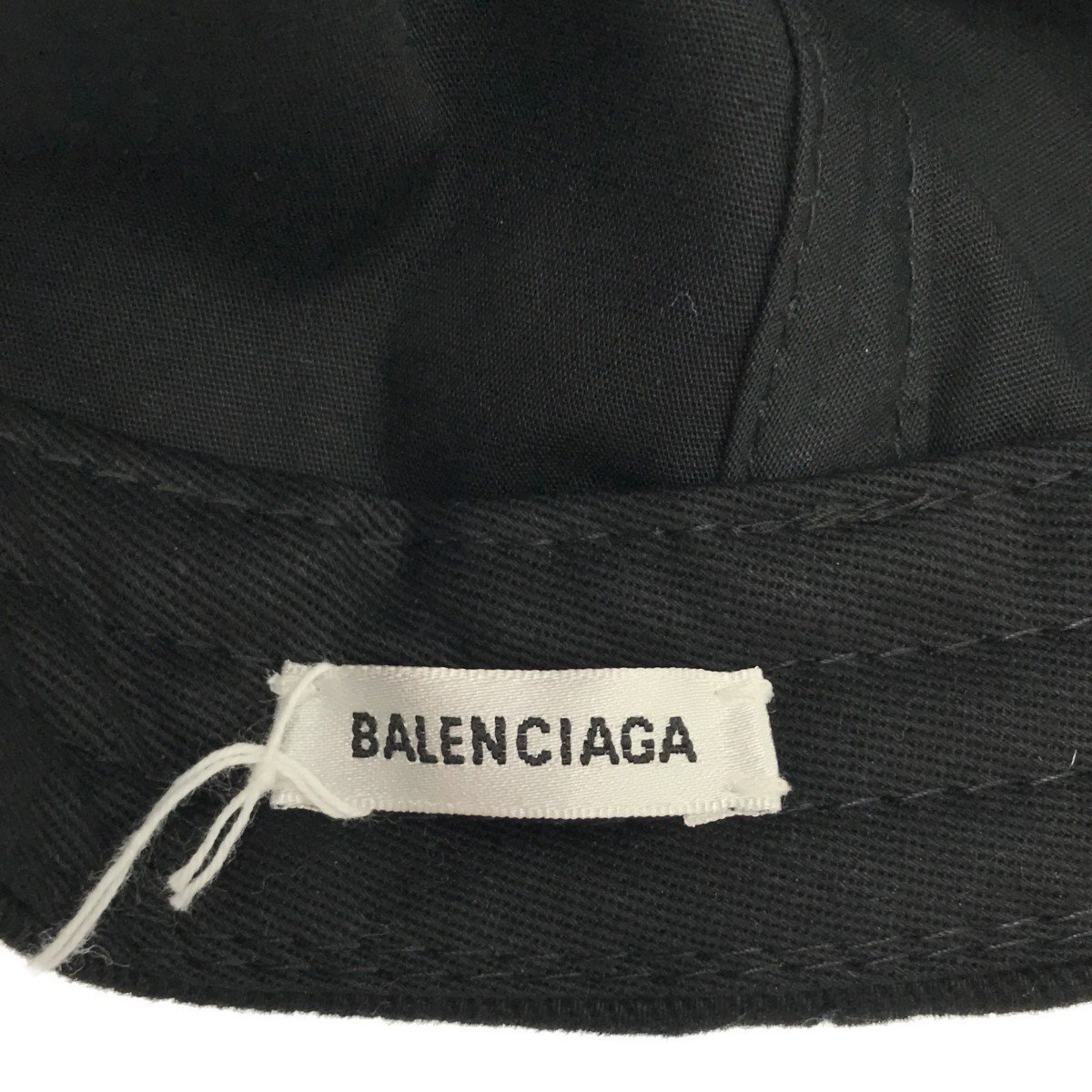 BALENCIAGA バレンシアガ 【lay2815M】 キャップ 564206 帽子 小物 ブラック BLK 黒 レディース イタリア製 VA_画像6
