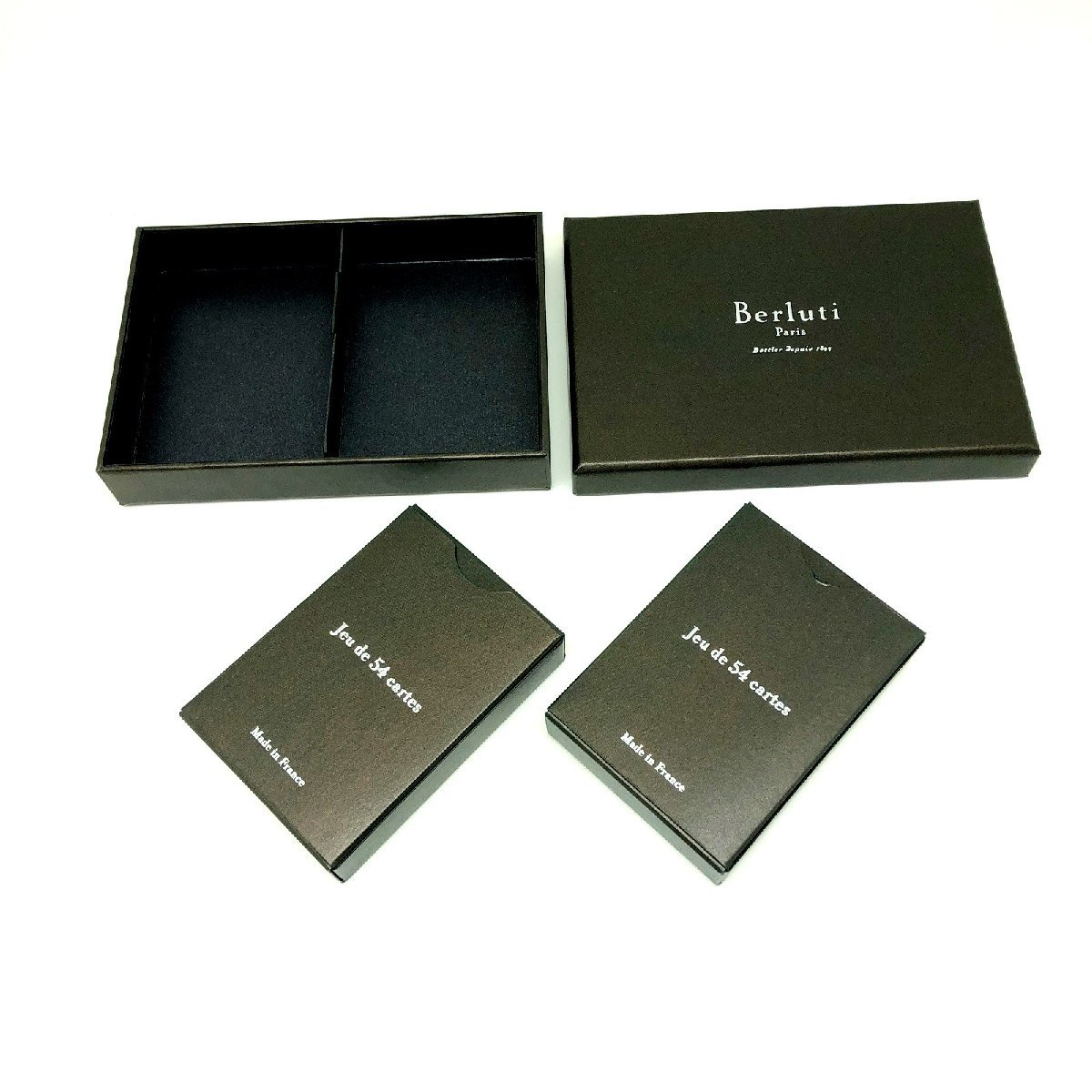Berluti ベルルッティ 【5107D】 トランプ2セット ホワイト Berluti ベルルッティ 【5107D】 トランプ2セット ホワイト