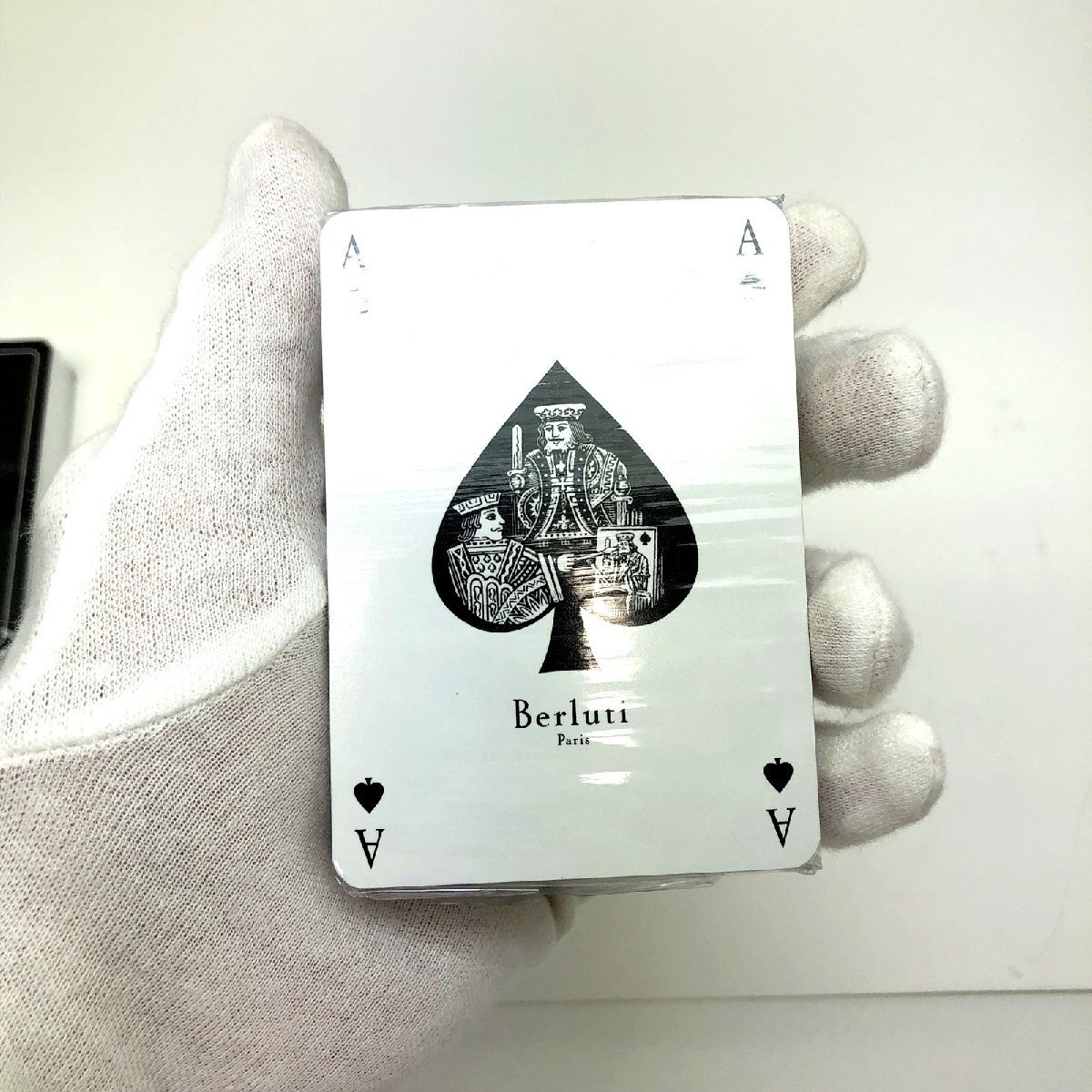 Berluti ベルルッティ 【5107D】 トランプ2セット ホワイト Berluti ベルルッティ 【5107D】 トランプ2セット ホワイト